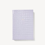 2023 A5 Day to Page Leather Diary Lavender Small Croc