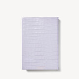 2023 A5 Day to Page Leather Diary Lavender Small Croc