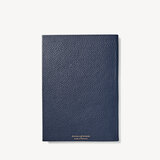 2023 A5 Week to View Leather Diary Navy Pebble