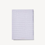 2023 A5 Week to View Leather Diary Lavender Small Croc