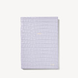 2023 A5 Week to View Leather Diary Lavender Small Croc