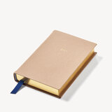 2023 A6 Day to Page Leather Diary Sand Pebble