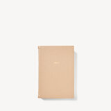 2023 A6 Day to Page Leather Diary Sand Pebble