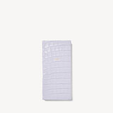 2023 Slim Pocket Leather Diary Lavender Small Croc