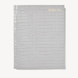 2022-23 Mid-Year Leather Diary Deep Shine Cloud Small Croc