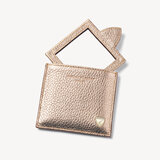 Compact Mirror Champagne Pebble