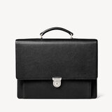 City Laptop Briefcase Black Pebble