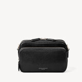 Reporter East West Messenger Bag Black Pebble