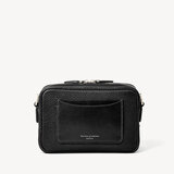 Reporter East West Messenger Bag Black Pebble