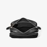 Reporter East West Messenger Bag Black Pebble