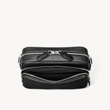 Reporter East West Messenger Bag Black Pebble