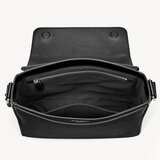 Reporter Messenger Bag Black Pebble