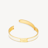 Enamel Bracelet Ivory Enamel
