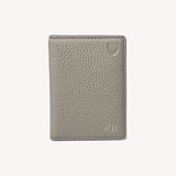 Double Fold Credit Card Holder Warm Grey Pebble