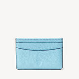 Slim Credit Card Holder Azure Blue Pebble