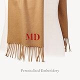 Pure Cashmere Scarf Camel Cashmere