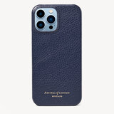 iPhone 13 Pro Max Case Navy Pebble