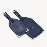 Set of 2 Luggage Tags Smooth Navy