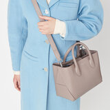 Midi London Tote Soft Taupe Pebble