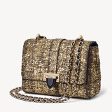 Lottie Bag Gold Glitter Tweed