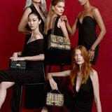Lottie Bag Gold Glitter Tweed