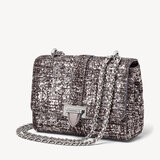 Lottie Bag Silver Glitter Tweed