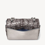 Lottie Bag Silver Glitter Tweed