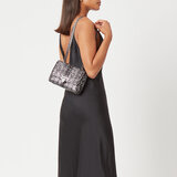 Lottie Bag Silver Glitter Tweed
