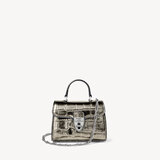 Nano Mayfair Anthracite Metallic Croc
