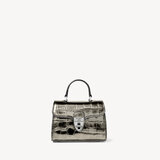 Nano Mayfair Anthracite Metallic Croc