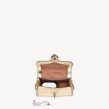 Nano Mayfair Gold Metallic Croc