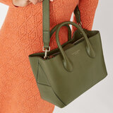 Midi London Tote Fern Pebble