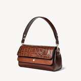 Hampton Bag Deep Shine Chestnut Soft Croc