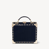 The Trunk Signature Lion's Head & Black Velvet with Studs