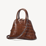 Holly Bag Deep Shine Brown Soft Croc