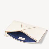Large Essential 'A' Pouch Smooth Ivory