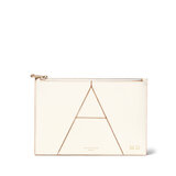 Large Essential 'A' Pouch Smooth Ivory
