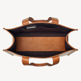 Henley Tote Jacquard Canvas & Smooth Tan
