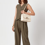 Large Lottie Bag Ivory Pebble