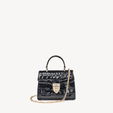 Nano Mayfair Black Patent Croc