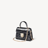 Nano Mayfair Black Patent Croc