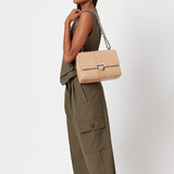 Large Lottie Bag Quilted Soft Taupe