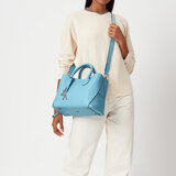 Midi London Tote Azure Blue Pebble