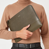 City Large Tech Folio Sage Saffiano