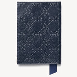 Passport Cover Navy Embossed Monogram