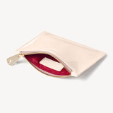 Small Essential Flat Pouch Deep Shine Nude Patent