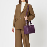 Midi London Tote Amethyst Pebble