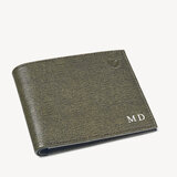 8 Card Billfold Wallet Sage Saffiano