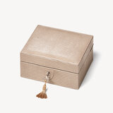 Bijou Jewellery Box Latte Lizard