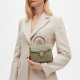 Mini Mayfair Bag Deep Shine Fern Small Croc